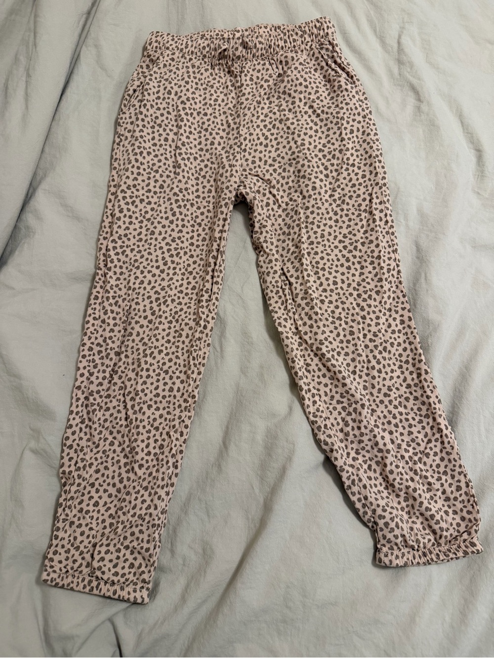 H&M Pink Leopard-Print Leggings